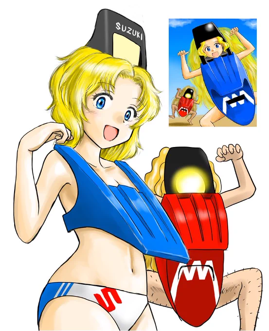 #公式画像とうちの子並べようぜ   痛い方向に進化させていただきましたw