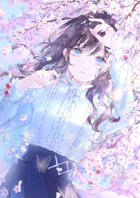 「桜 上半身」のTwitter画像/イラスト(新着)｜21ページ目