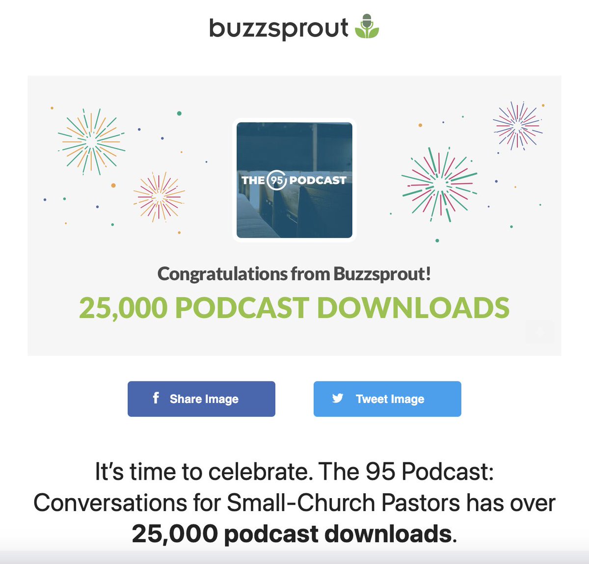 dalesellerssays's tweet photo. The @95Network podcast reached a new milestone this week. Thank you to everyone who listens!
#95network #smallchurches #Podcast https://t.co/nAGoR83dVl