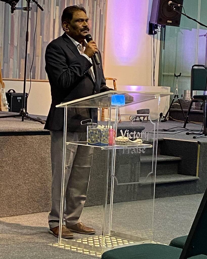 VictoryPraiseUK's tweet photo. What a blessing to have Rev. Chanti Raju and his wife Lily from India to update us on the work of Good News Ministries. Praying for Chanti’s health and continued prosperity  in their ministry. 3 John 2. https://t.co/FKhuHo3wDd https://t.co/b06N9HplVG