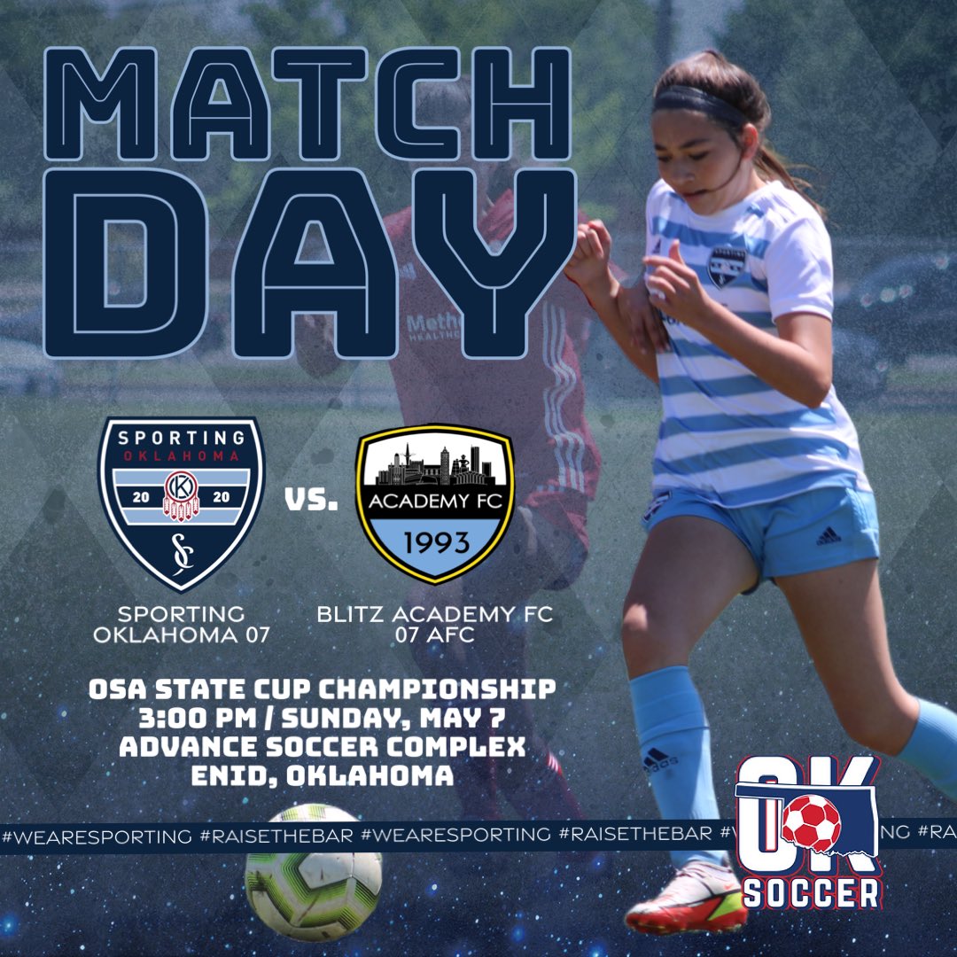 SportingOK07G's tweet photo. It’s State Cup Day! https://t.co/j4ime1JYeJ
