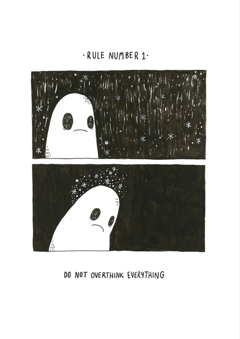 Our Guide To Not Being Sad zine is back in stock on the store 💕thesadghostclub.com💕