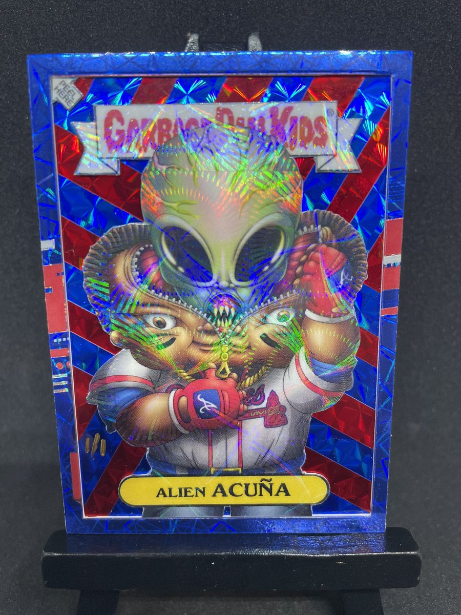 Clarkes1_1Cards's tweet photo. @stokesboyscards @sports_sell @SportsSell3 @TonysCards @ILOVECOLLECTIN1 @TheHobby247 Custom 1/1 Alex Pardee GPK

Acuña $50
JRod RC $55
Ships in magnetic one touch with bmwt shipping included https://t.co/lF23DfqaM9