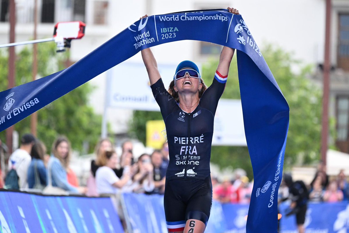 RT worldtriathlon: RT @triathlonlive: Marjolaine Pierre 🇫🇷 dominates and earns 2023 world Long Distance title in Ibiza 🥇👑!
Sara Svensk (SWE) 🥈
Gurutze Frades Larralde (ESP) 🥉

#MultisportWch2023 #Triathlon #BeYourExtraordinary