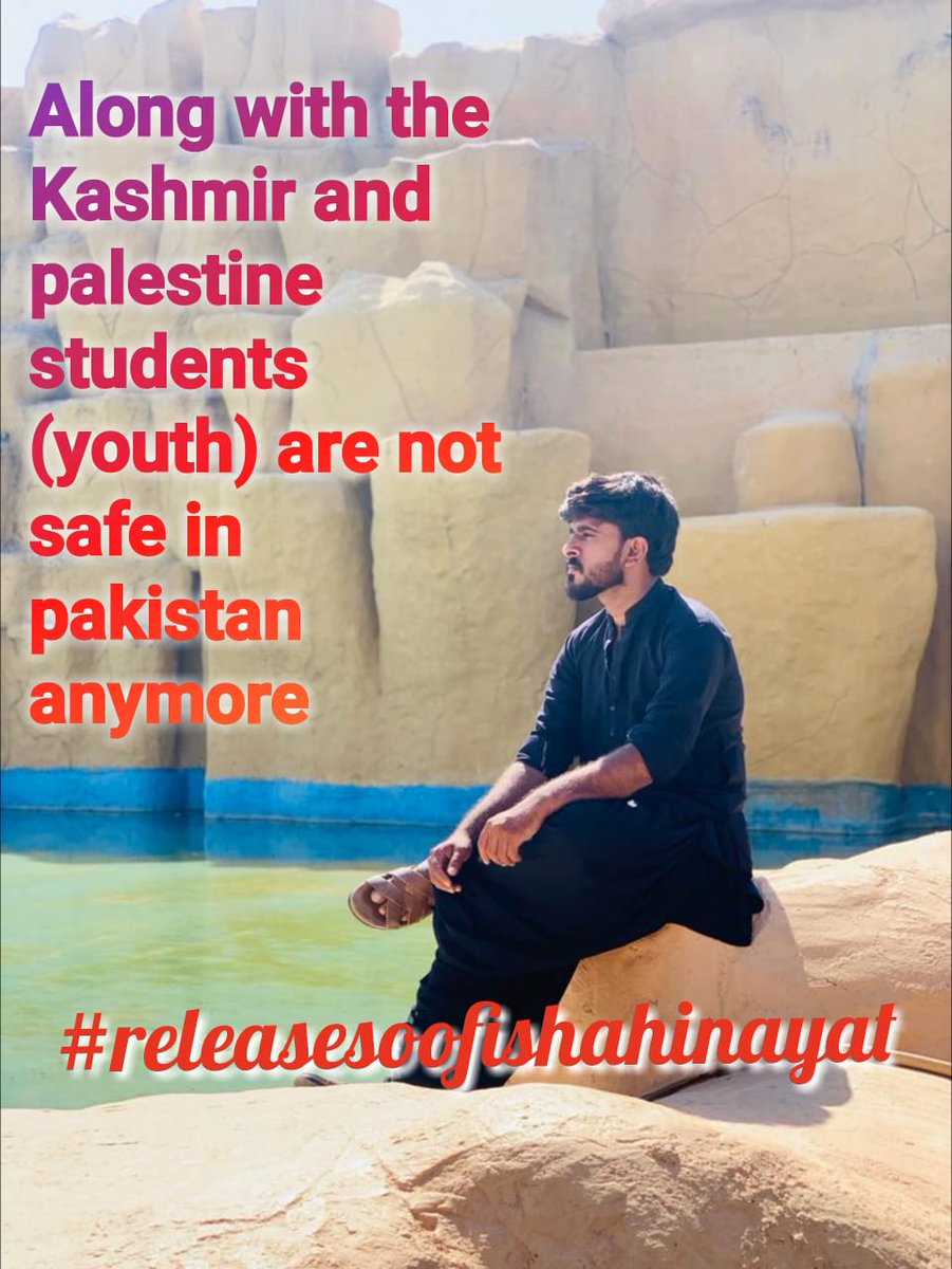 Soofi shah Inyiat was abducted by law enforcement authorities on 17 feb 2023 . He is student of CA in ICAP he is also a good debtor, good teacher.

<a href="/UN/">United Nations</a> 
<a href="/antonioguterres/">António Guterres</a> 
<a href="/BBCUrdu/">BBC News اردو</a> 
<a href="/CNN/">CNN</a>
#releasesoofishahinayat