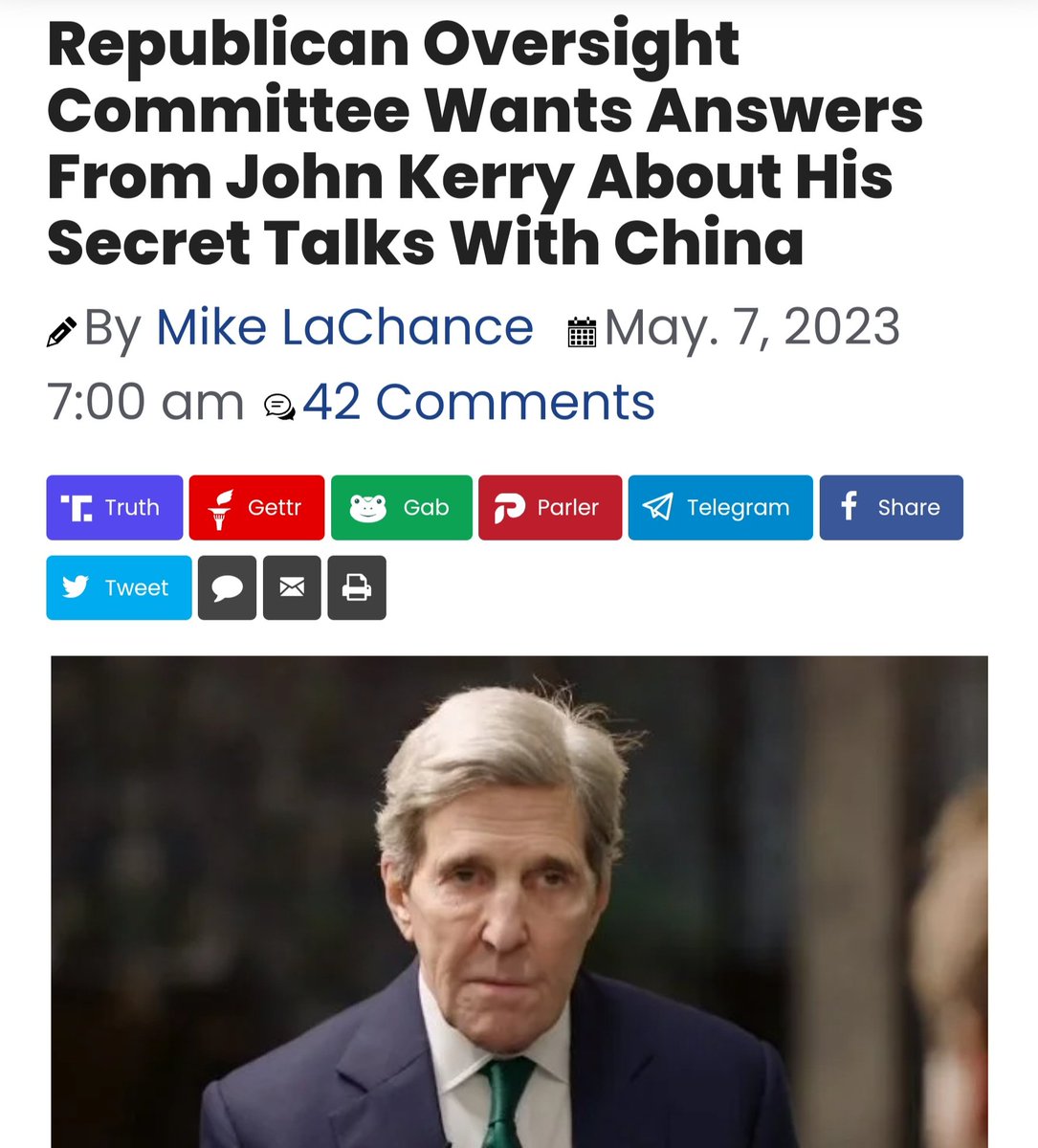 KatTheHammer1's tweet photo. Ruh Roh the climate czar is in a pickle. 😏 https://t.co/kxE6rdTZqx