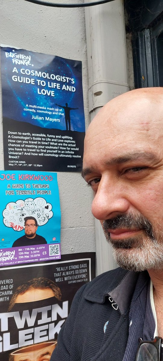 robertcnichol's tweet photo. Fantastic @julianmayers performing @brightonfringe talking about #love and #cosmology #BrightonFringe https://t.co/YEZJ12R4NS