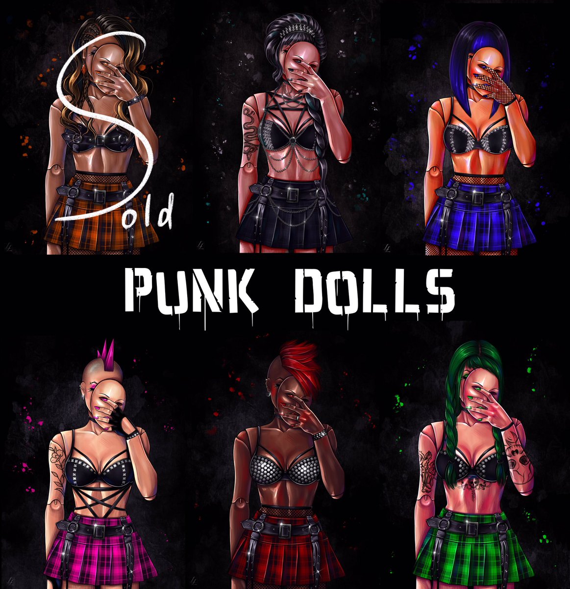 Dear friends!
I got a problem. I drew a lot of new art, but I don't have enough ethereum in my wallet to pay for gas and show new art. I haven't had any sales for almost a year, so I'm ready to give away art from this collection for any price you offer.

opensea.io/collection/pun…