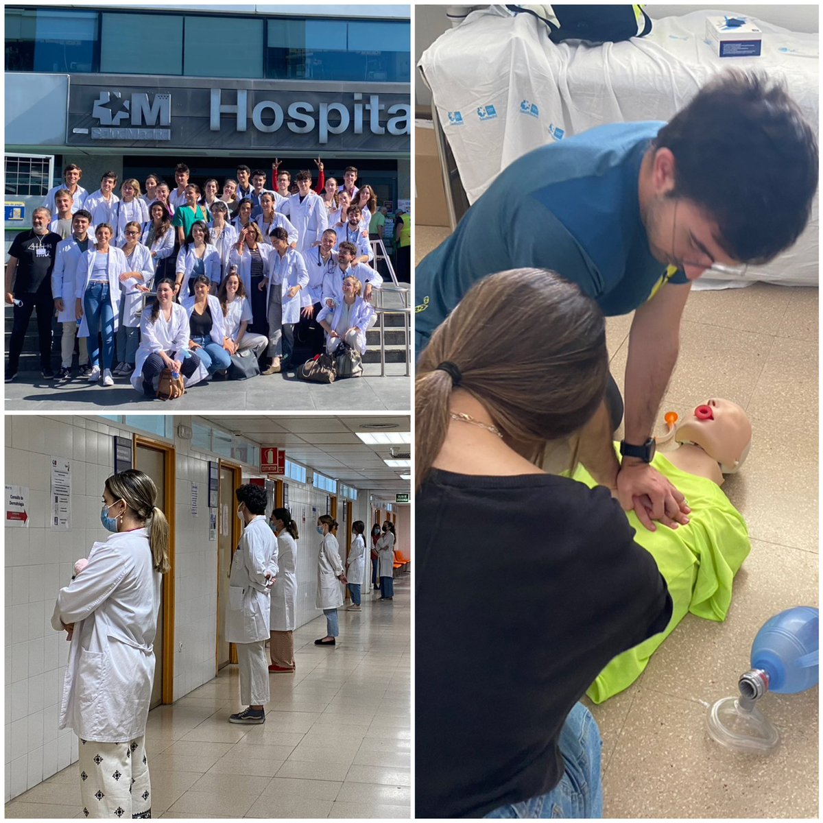 El #HospitalLaPaz ha acogido este fin de semana la prueba #ECOE de la <a href="/UAM_Medicina/">Medicina UAM</a>.
Gran reto logístico: 2 dias, 197 alumnos, 126 evaluadores y 54 actores.
Una novedad: La app REDCap permite tener datos de evaluación en tiempo real.
<a href="/_amayamendiko/">Amaya Mendikoetxea UAM</a> 
<a href="/JJRiosBlanco/">Juan José Ríos</a> 
<a href="/MQmquintana/">Manuel Quintana </a>