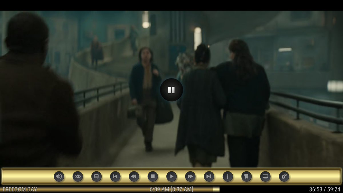 el7145's tweet photo. New Gold theme...these themes are using my Aeon Viper skin on Kodi 19 https://t.co/QsAlzTGogu