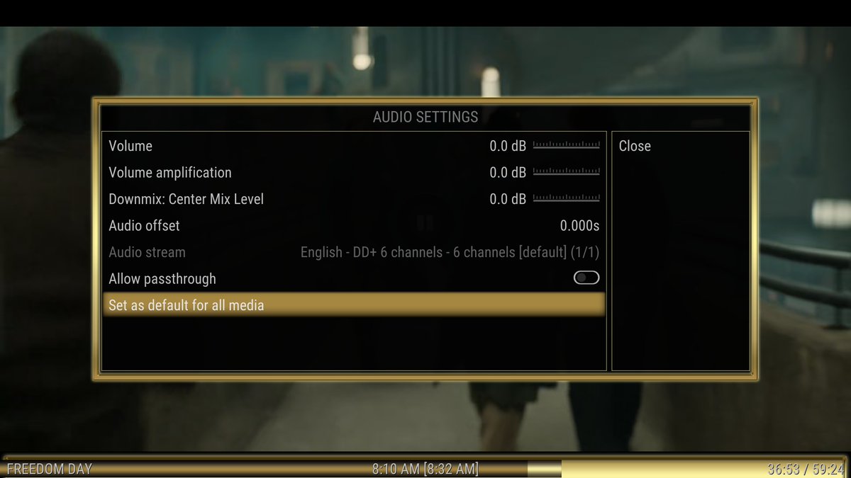 el7145's tweet photo. New Gold theme...these themes are using my Aeon Viper skin on Kodi 19 https://t.co/QsAlzTGogu