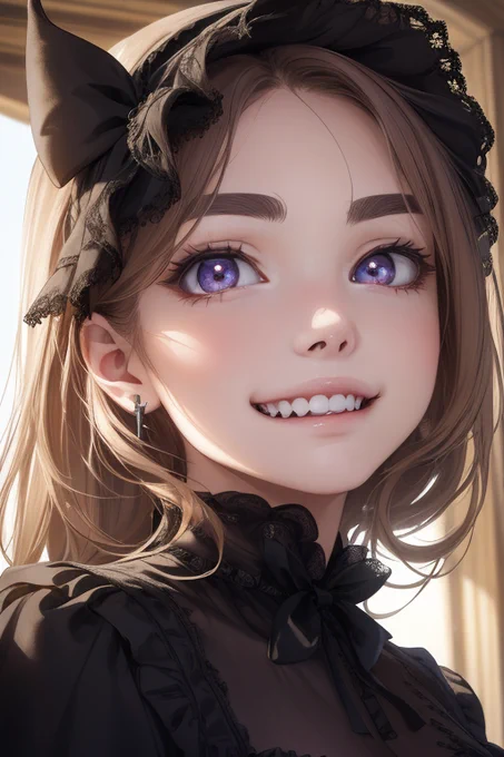 ControlNet 1.1 の openpose_faceonly で自撮り画像をベースに出力してみた  普通に生成するより表情が生き生きしてる気がする  なおベース画像の面影はゼロw  左:#BreakDomain _m1808 右上下:#BreakDomain _m2050 #AIイラスト