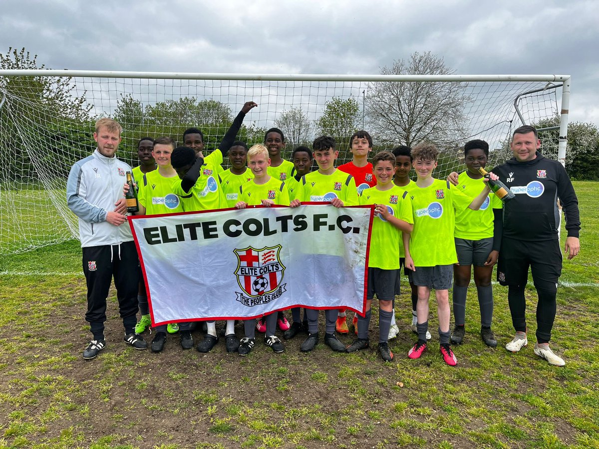 EliteColtsU13's tweet photo. Todays result means we have now won the league!!! 👏
These boys and the coaches have worked so hard all season and thoroughly deserve it!!! 
Well done boys 👏🏆⚽️ https://t.co/kqSbfaKHE4