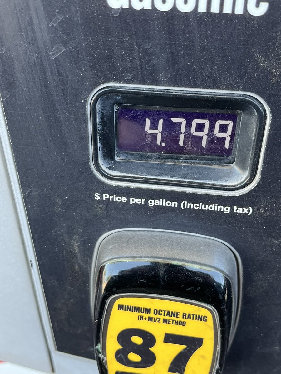 I was shocked in Texas seeing if $3.69 people always told me Texas was way under $2. .Then in NM I paid $4  but I thought it was just small town prices only gas station in 80 miles.But  today in Tucson paid  almost $5. Can’t wait to see CA prices. Lol