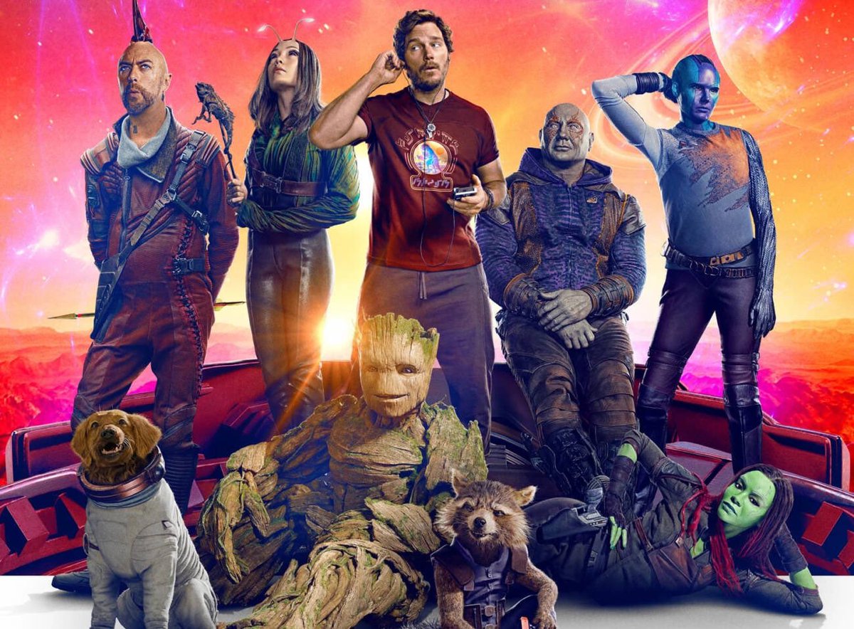 Guardiões da Galáxia é a melhor franquia da UCM, mas vocês não estão preparados ainda para essa conversa. 
<a href="/Guardians/">Guardians of the Galaxy</a> <a href="/MarvelStudios/">Marvel Studios</a>