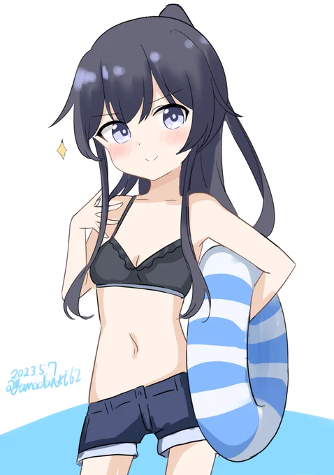 #艦これ版深夜の真剣お絵描き60分一本勝負 #艦これ版真剣お絵描き60分一本勝負_20230507 #暁  暁ちゃん