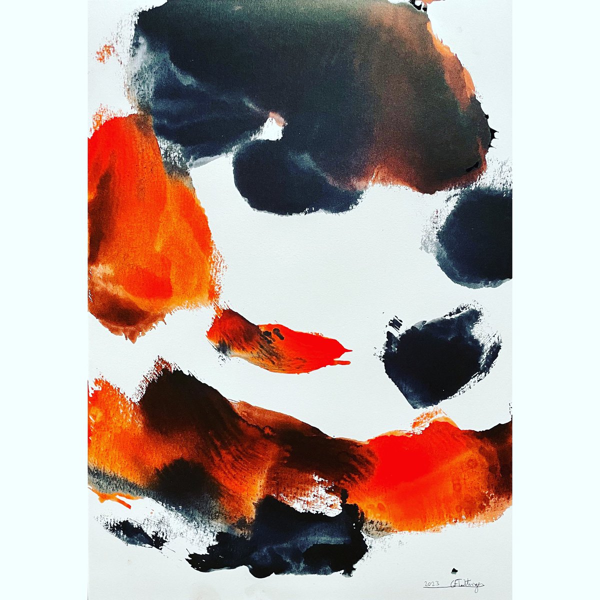 Art expressif, lumière et mouvement 2023 #246 #artexpressif #lumiereetmouvement #artabstrait #gftaittinger #encre #modernart #painting #abstractart #art #abstractartists #contemporarypainting #abstractpainting #taittinger (42cm x 59,4cm)