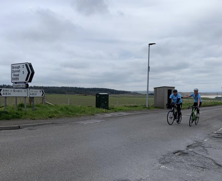 PGLHerefords's tweet photo. The last 12 miles of the Little &amp; Large Challenge. Nearly at John O’Groats. Keep going Herefordshire Freemasons. Raising money for Charity Help Donate to  https://t.co/Q5ok4AYJ4Y
@DGLBMason @hfdslightblues @GrahamCKing1 @UGLE_GrandLodge https://t.co/maxZmaQy3H