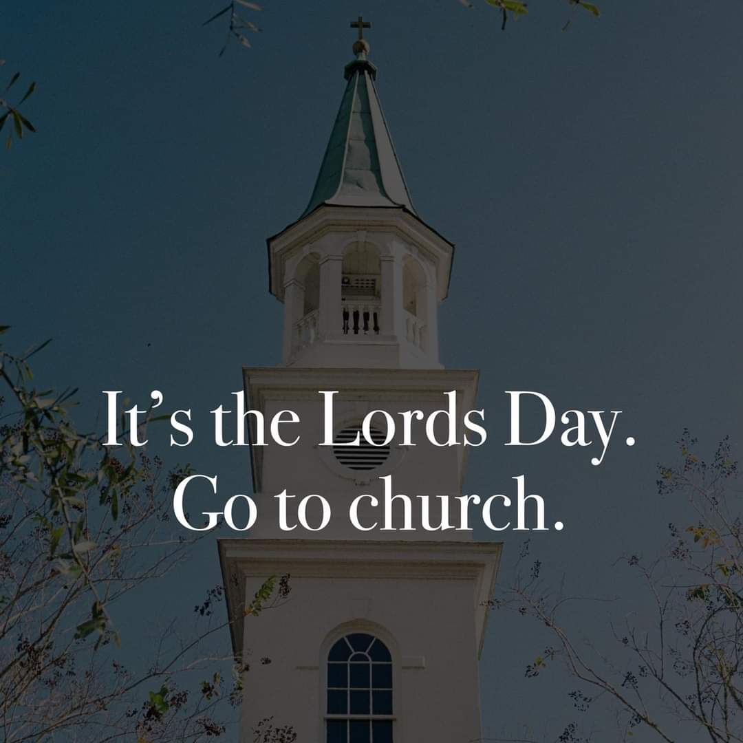 DoulosChristou_'s tweet photo. Es el Día del Señor. Ve a la Iglesia. 😉 https://t.co/Rflfw8NFfh
