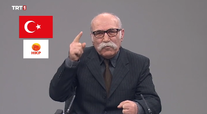 secimanaliz's tweet photo. #HKP Genel Başkanı Nurullah Ankut: "Bu seçim Amerikan devşirmesi, Amerikan hizmetkarı emperyalizm cephesi ile bizim antiemperyalizm cephemiz arasındadır. İYİP'inden Bebecan'ına, TİP'ine varıncaya kadar hepsi emperyalizm cephesindedir." https://t.co/KFTXOcHD71