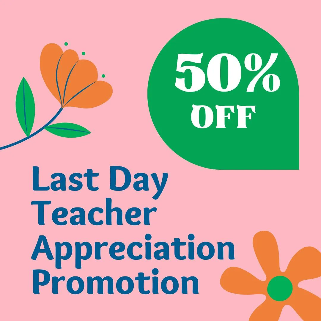NationalChild's tweet photo. Today is the last day to utilze this week's teacher appreciation promo, 50% off your membership! Register now: https://t.co/jIIPSxtMvS https://t.co/Z5TKZEeYSm