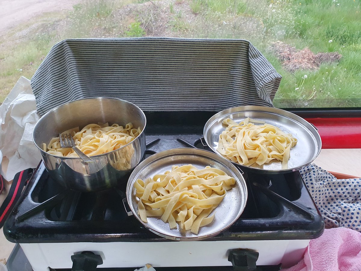 bachblatt's tweet image. Dinner for 3 🥰

#vanlife #cookingfordogs