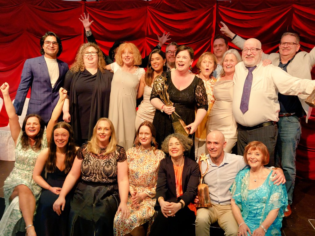 Winners of the RTÉ All-Ireland Drama Festival 2023 are @DalkeyPlayers