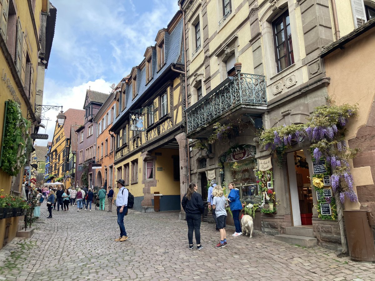Gestern auf dem #Radio Flohmarkt in  Riquewihr mit der #GFGF
