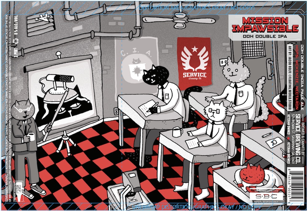 sfdb's tweet image. Your #CraftBeer Name Of The Day...

@ServiceBrewing Mission Impawsible
[Savannah, Georgia]

🍻