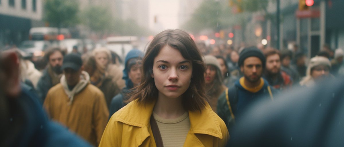 ciguleva's tweet image. Object in a crowd.

Prompt: [YOUR OBJECT] in the middle of a blurred crowd, NYC, bustling city street, in a style of a movie still, by Wes Anderson, fog --ar 21:9 --style raw --q 2 --seed 4170935616

You can remove the seed if you want to gen variations.
For cars, I added…