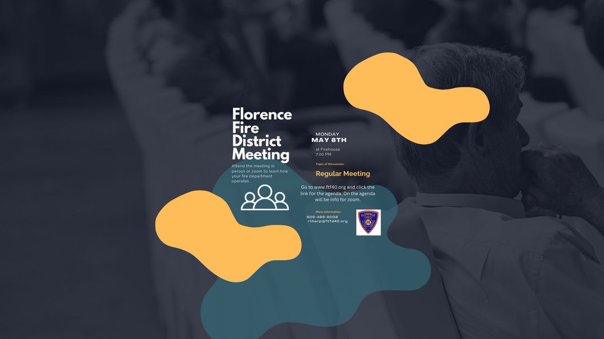 Fire District Meeting May 8th. Come find out what is happening at your fire department!!