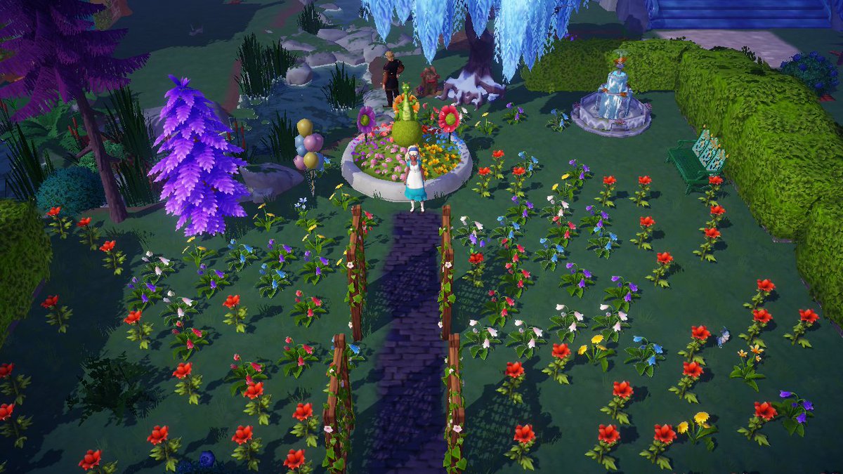 ArielleJenningz's tweet photo. @DisneyDLV my mad tea party and beautiful garden for #Disney theme park.  #DreamlightPark #DisneyDreamlightValley https://t.co/nmNkcDOp4T