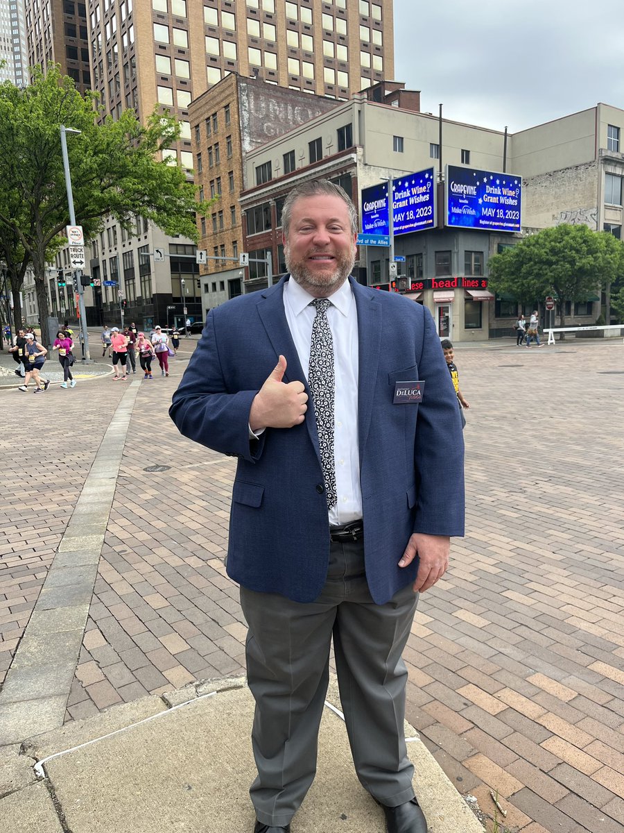 DeLucaForJudge's tweet photo. Another wonderful weekend of activities from an Arbor Day celebration in Penn Hills to the Mental Health Action Game at PNC Park. Meeting people and listening to their stories. #GOTV https://t.co/Qo5ZUONYlJ
