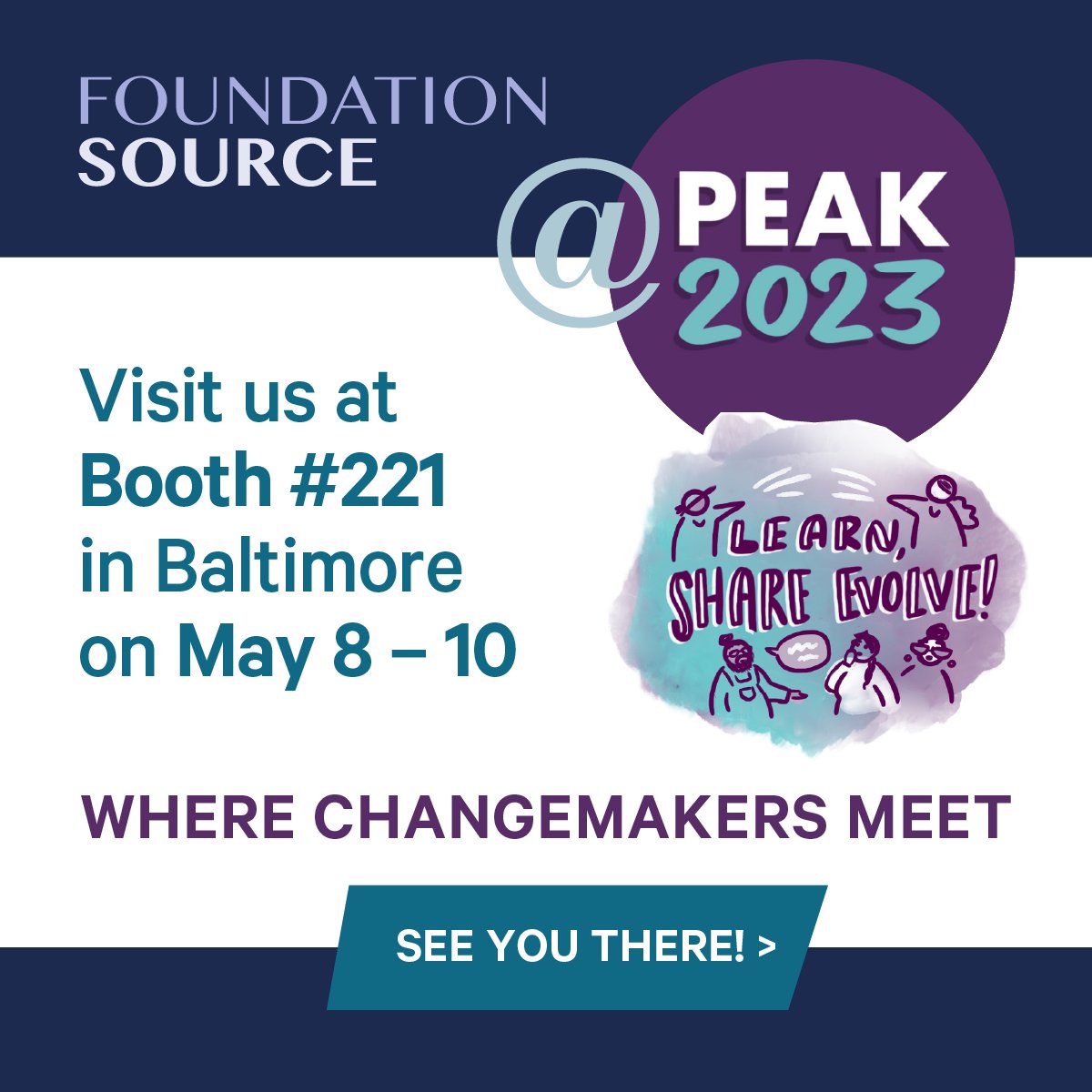 FoundationSrc's tweet photo. We’re just one day away from #PEAK2023Baltimore! Stop by booth #221 to say hi and learn about our modern technology solutions for private foundations! #techforgood #philtech #philanthropytech
Learn more >> https://t.co/pbTzPKdXCU https://t.co/bQskR62Zyu