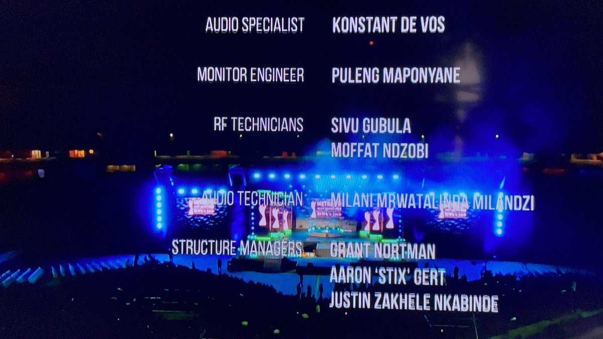 eng_bystuff's tweet image. Proud to have been part of the Metro FM Awards 2023 as a Monitor Engineer. What an amazing show. 

#TheBest #AwesomeTeam #LetsPush