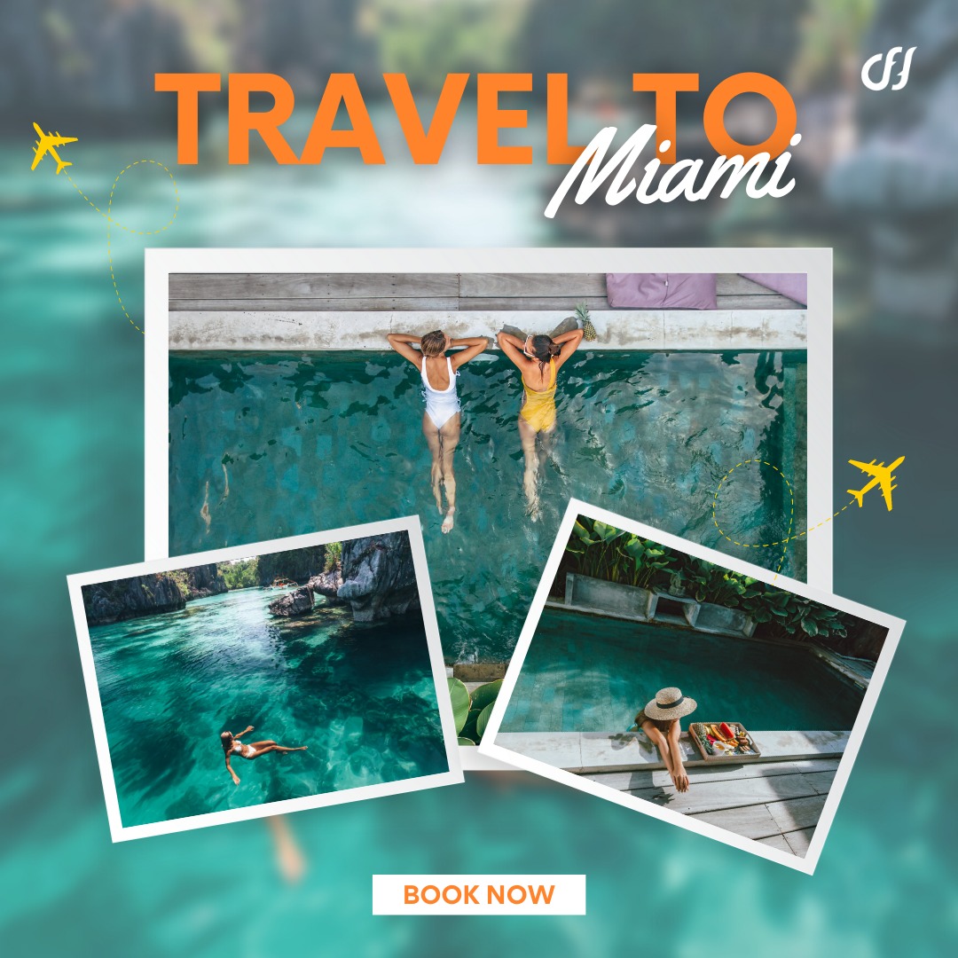 Get ready to soak up the sun and run wild in Miami! ☀️🌴 With #Cheapflightsfares, you can book your dream trip now and explore this vibrant city's art, culture, and endless inspiration. Don't wait – let's make your travel dreams a reality! 🎉✈️ #MiamiAdventure #BookNow