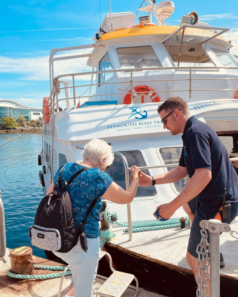 PlymBoatTrips's tweet photo. A L L A B O A R D ⛴️
From the moment we welcome you onboard, our friendly and professional crew are always on hand to make your trip memorable!
When will you be joining us next?
https://t.co/5d2ttpvnPO
#loveplymboattrips #visitplymouth #allaboard #dailycruises #familyfun https://t.co/QgU9Pul6uL