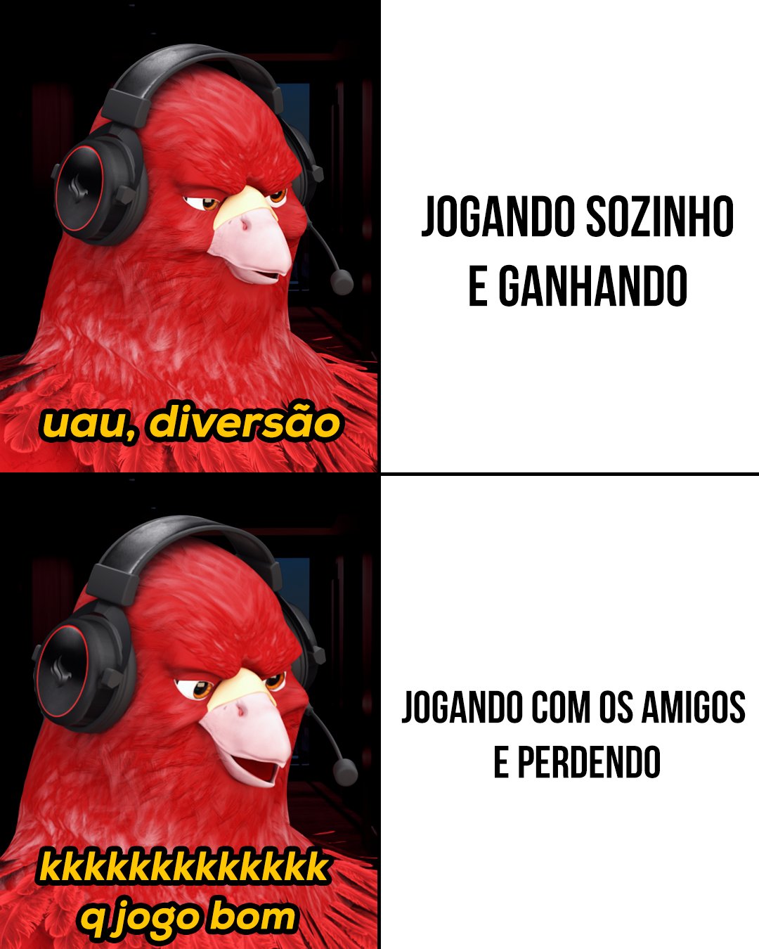 JOGANDO UM JOGO SOZINHO E GANHANDO PERDENDO UM JOGO JOGANDO COM OS