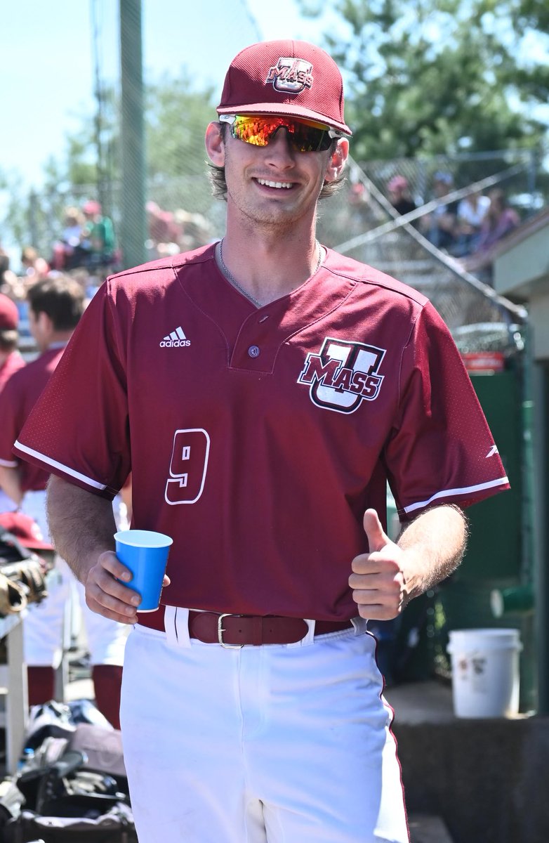 UMassBaseball's tweet photo. That first career grand slam feeling 😁👍

@chrispearsons12 

#Flagship 🚩 https://t.co/zl1WGVI1b9