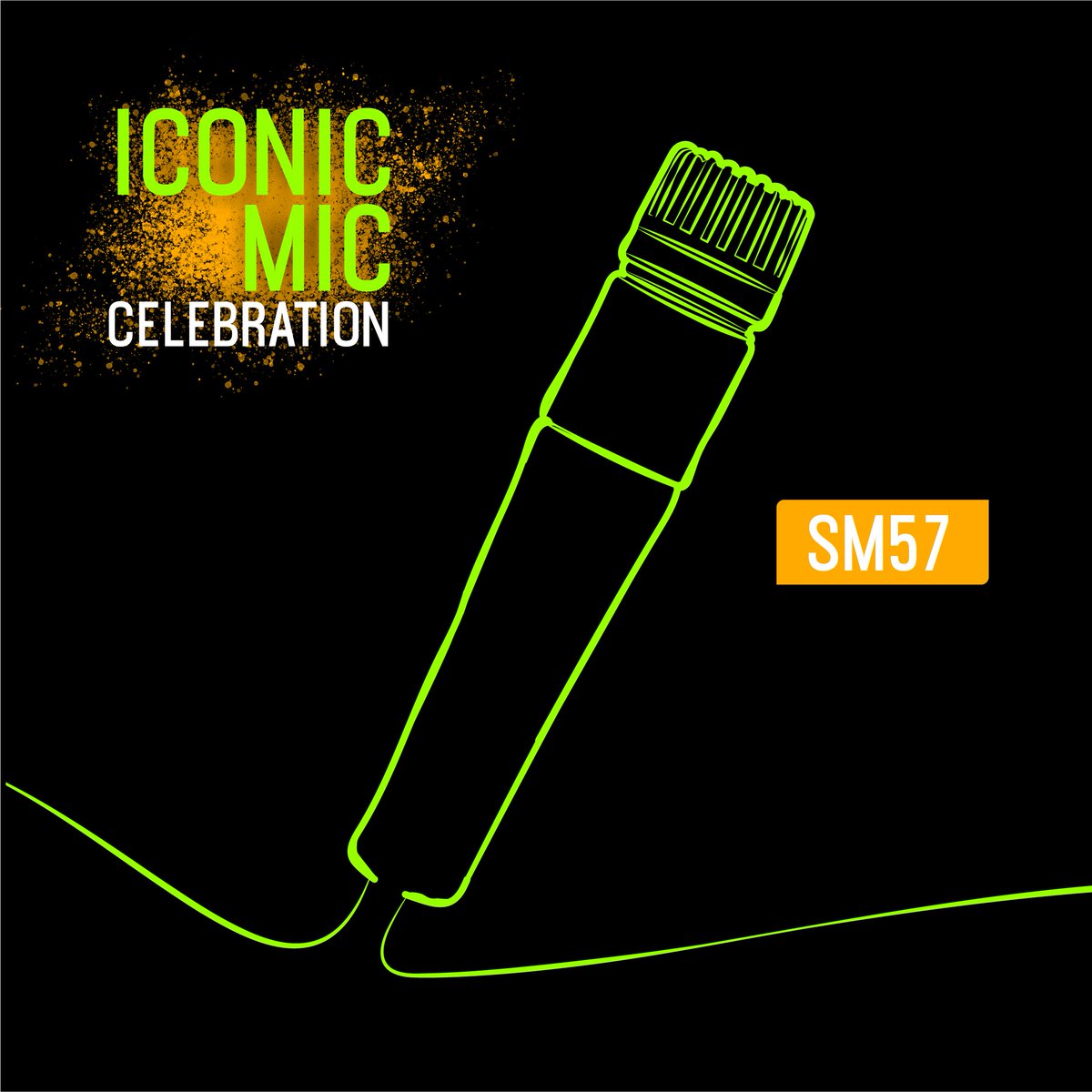 Instruments deserve to be center stage. Made for great sound on the stage or in the studio.

#SM57 #Iconicmic #Shure