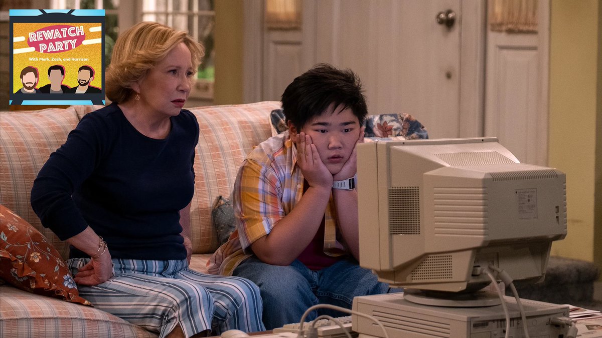 RewatchPartyPod's tweet photo. Check out our newest episode, available now at https://t.co/puzq6OgrNQ!

Mark, Zach, and Harrison are back and watching maybe the best episode of That 90s Show yet? Come for the comedy stay for the discussion of Leia’s strong Eric Foreman vibes, and why goats are the OG crypto. https://t.co/ClUtwOijwz