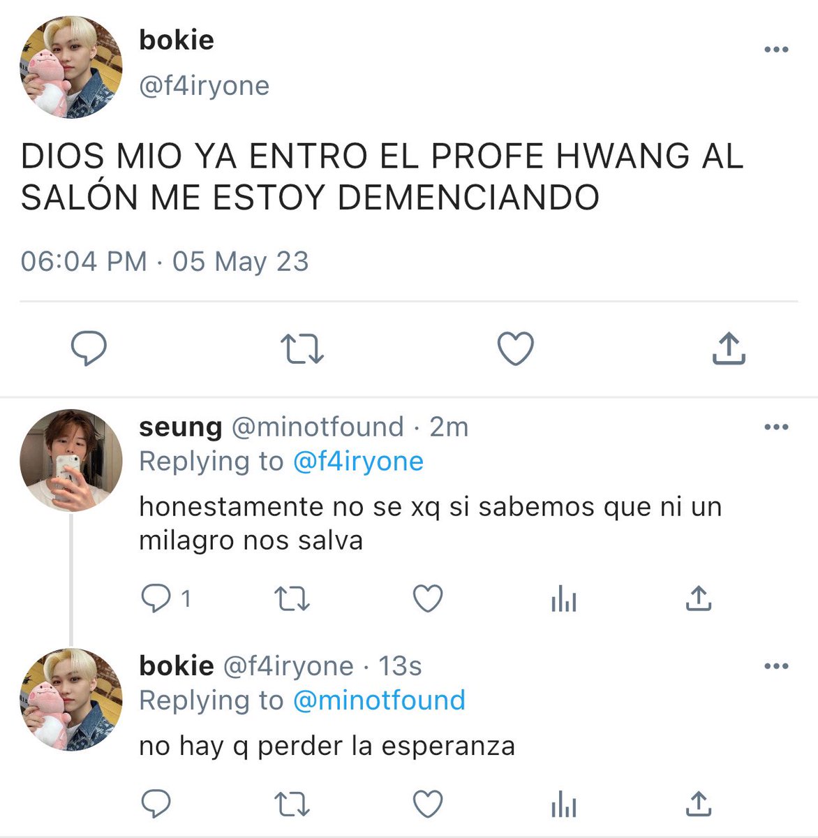 Y4NGROW's tweet photo. hyunlix nine tweet au – “history of art”

donde fel¡x quien rara vez entra a clases, paso la materia del profesor con fama de reprobar a grupos completos.

001’ https://t.co/ZgV1aNf5jO