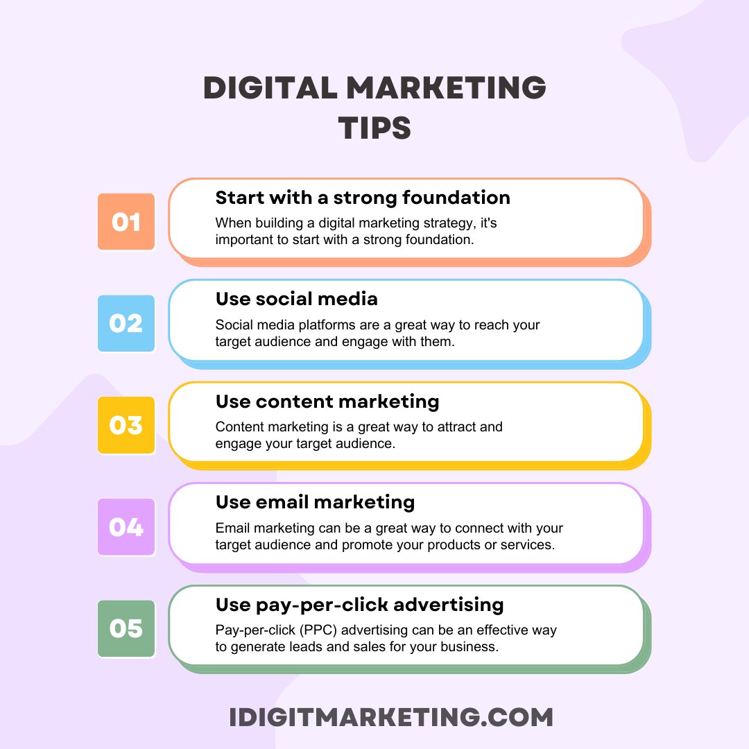 IdealDigital_M's tweet photo. These Digital Marketing Tips will help you to take your business on a next level. 

Contact us if you want gurus to take of your Digital Marketing.

Contact@idigitmarketing.com 
WhatsApp: +923320062200 
https://t.co/Sw7FWu0HY4 

#digitalmarketing #digitalmarketingtips #ppcads https://t.co/mQkb2aDB9Q