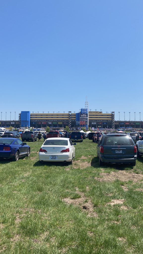 I have arrived @kansasspeedway!!! #AdventHealth400 #NASCAR75