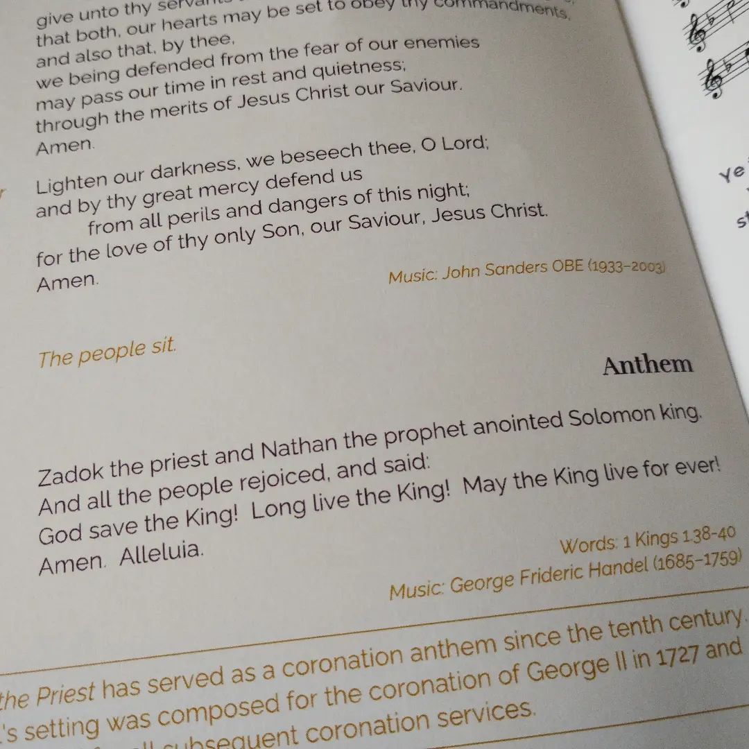 I've got Zadok the Priest as an earworm now. instagram.com/p/Cr845yaMoMn/