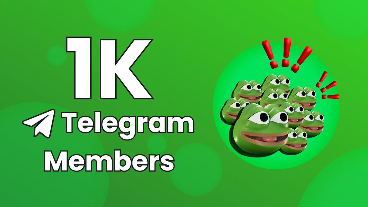 FronkCoin's tweet photo. Fronk! Just smashed 1K Telegram Members! 

If you're reading this, you are earlyyyy 🐸

Join Tg: https://t.co/CSbYzRiNOa
$PEPE $MONG $PEEPO https://t.co/TtwH6LuCqU