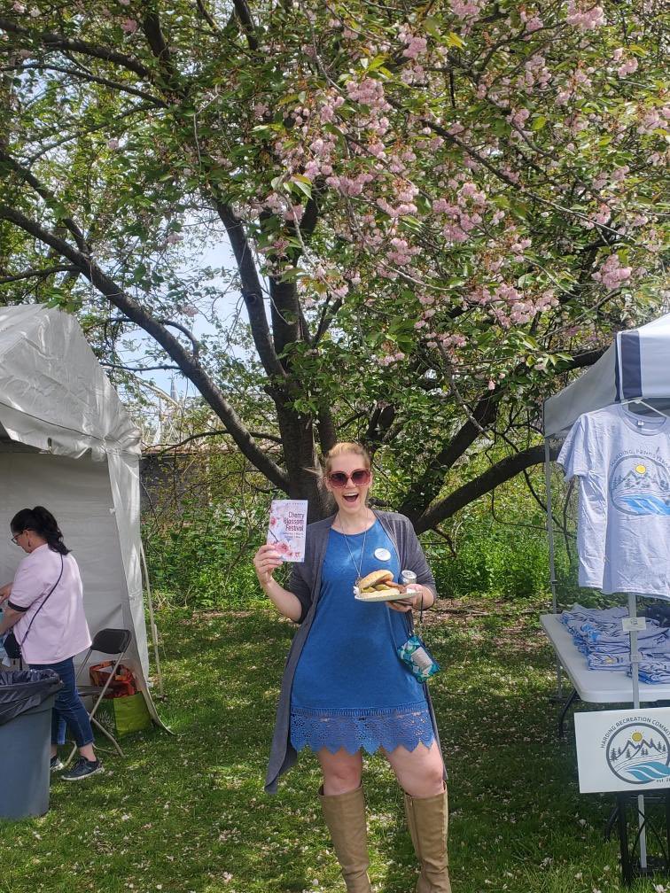PAForJBS's tweet photo. What a beautiful day for great fun, good and vendors at the #westpittstoncherryblossomfestival!! Truly enjoyed being able to watch the wonderful entertainment provided by the Wyoming Area Drama Club and Act Out Theatre Group LLC! https://t.co/4mbJebhLZq