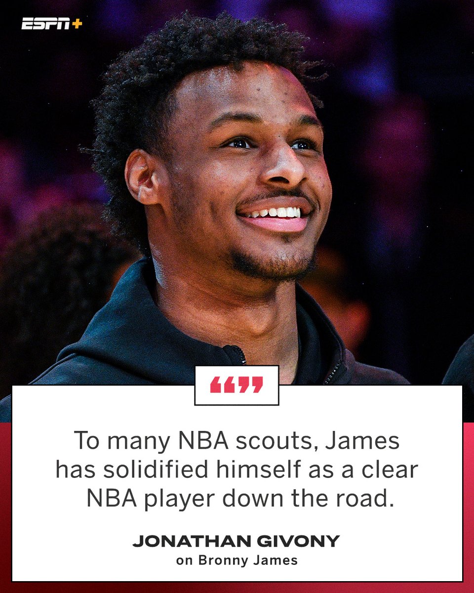 bronny james espn