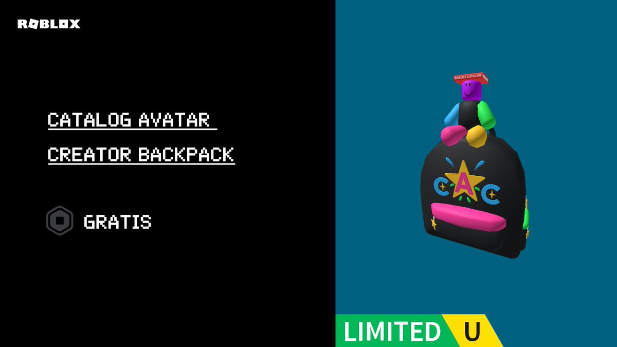 Catalog Avatar Creator Backpack - Roblox