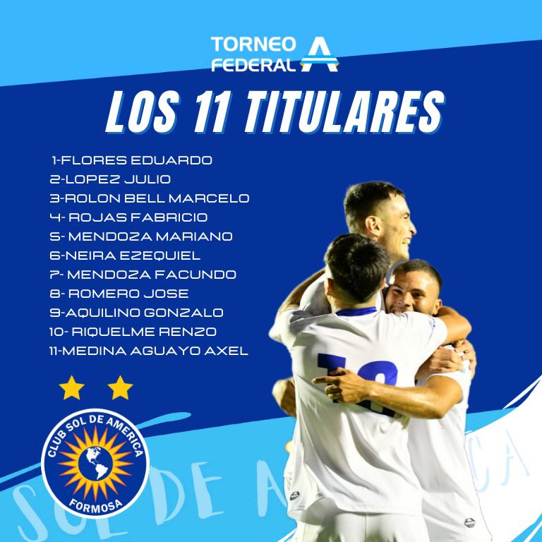 SolDeAmerica_Of's tweet photo. Los 11 que inician frente a @9dejuliooficial 

#DaleSol https://t.co/olW4JhjKh4